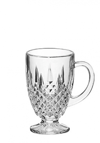 CAIC-135 JOGO DE CANECAS DE VIDRO LEONA 135 ML 06 PCS