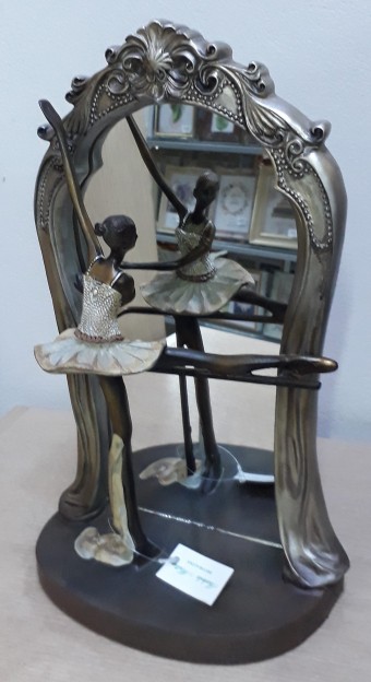 70-431 bailarina e espelho decorativo