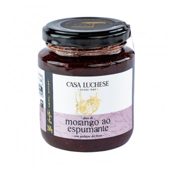 DOCE DE MORANGO COM ESPUMANTE 260G