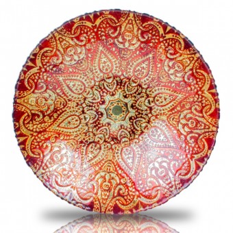 3784 CENTRO MESA 33CM ISTAMBUL VERMELHO