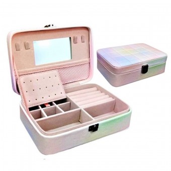 AG3120 PORTA JOIA DE COURO SINTETICO