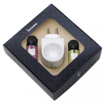 Aromatizador kit presente original capim limao/lavanda francesa - via aromas