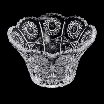 25547 cj 6 bowls de cristal de chumbo starry 12,5x7cm