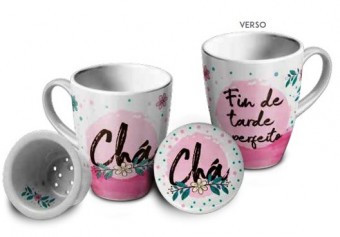 2082132 CANECA INFUSOR 300ML CHA FIM DE TARDE