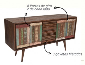 T3145 BALCÃO PÉ PALITO 150X50X80 ALT