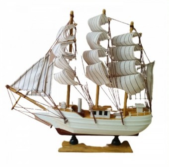 10433 barco 32x32cm madeira