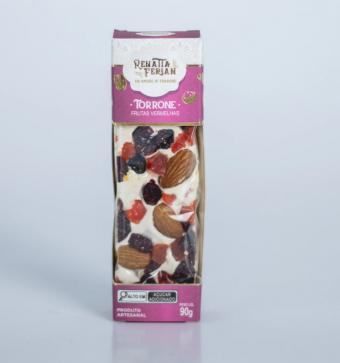Torrone Premium Frutas Vermelhas 90g