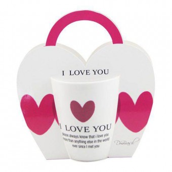DMP5314  CANECA I LOVE YOU 350ML DE POR