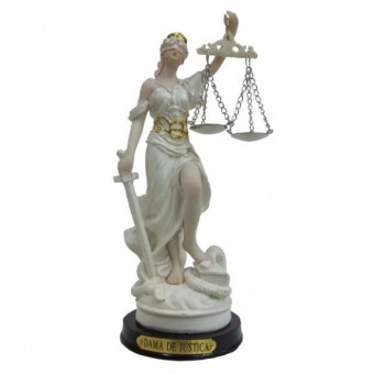 363121 DAMA DA JUSTICA 21CM CREME