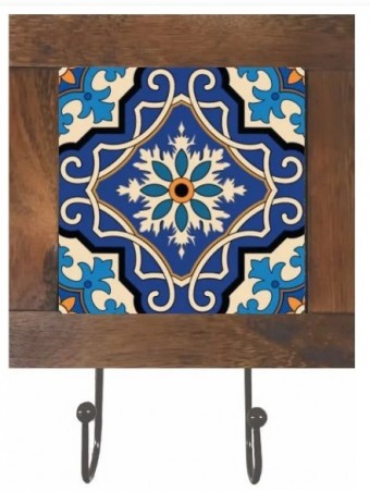 QUADRO CABIDEIRO 1 PC - FLOR AMARELA - 23X35CM