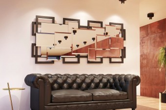 E170 QUADRO COM ESPELHO 70X150CM