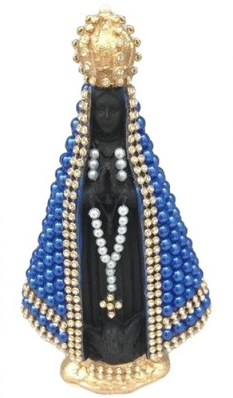 Ap15-pan aparecia negra perola azul 15 cm