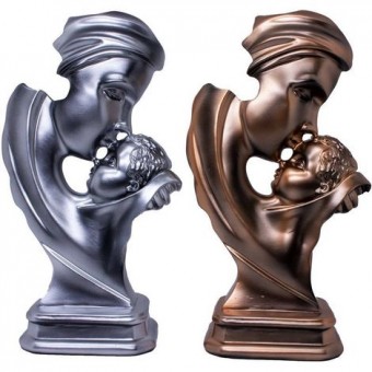 (5575) busto decoracao resina 28 cm