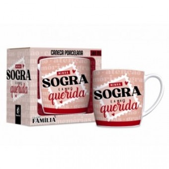 14132 CANECA PORCELANA URBAN 300ML FAMILIA - SOGRA QUERIDA