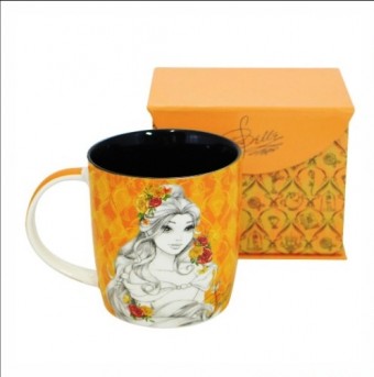 0100221770000001 CANECA 320ML PRINCESA BELA.Ean :7898475672876