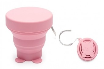 LY2882 COPO RETRATIL GATO ROSA