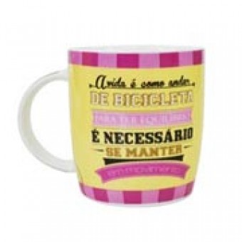 10020246 CANECA DE PORCELANA BICICLETA 320 ML