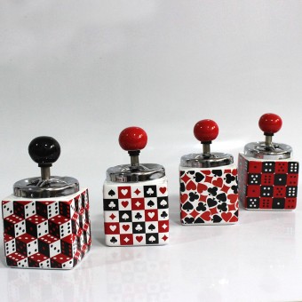 CR-004 CINZEIRO QUADRADO DECORATIVO