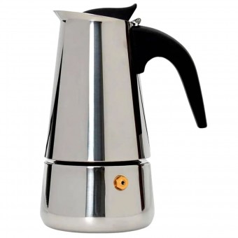 3404 CAFETEIRA ITALIANA 4 XICARAS ACO INOX