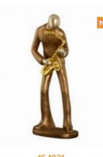 16-1021 estatueta musico saxofonista o