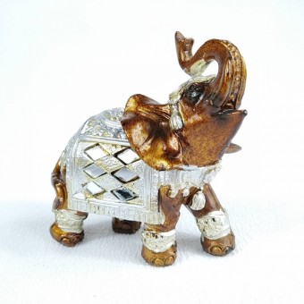 YELF-D100 ENFEITE DE RESINA, MOTIVO ELEFANTE (96).