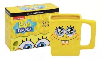 10025015 CANECA 3D 450ML BOB ESPONJA