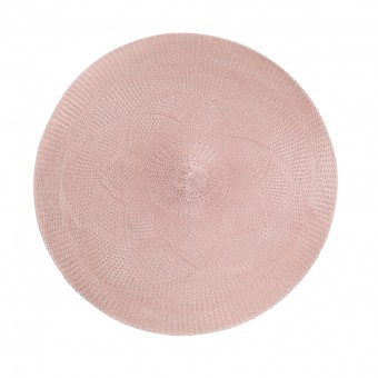 946385U Jogo Americano Serenity Renda Rosa Cha