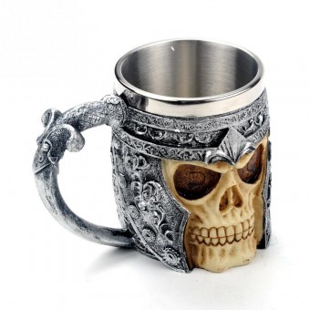Cz-001 caneca de inox, com vevestimento e alca de resina