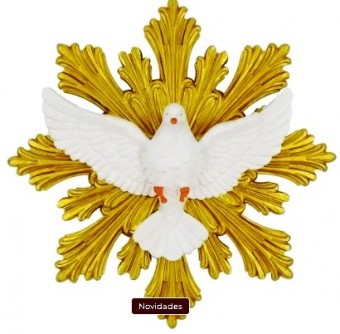 Aljb18705 espirito santo 12cm resina