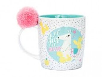 27702 CANECA POMPOM - LHAMA