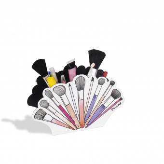 PB01.3172.BRI SUPORTE DE ACO ORGANIZADOR DE PINCEIS BEAUTY