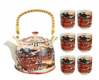 CEC02002 JG BULE CHA 6PCS VINTAGE