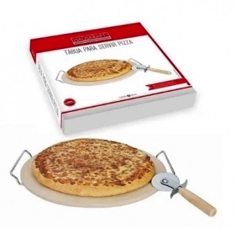 Tbbu-019 tabua redonda com suporte para pizza 03 pcs