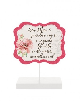 P17287 madeirinha recado ser mãe é guardar em si...16,5x13