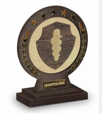 1061 TROFEU MINI - CAIXA CRAFT ODONTOLOGIA