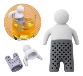 CK4848 INFUSOR CHA BONECO 8,5X4,5X3,5CM SILICONE