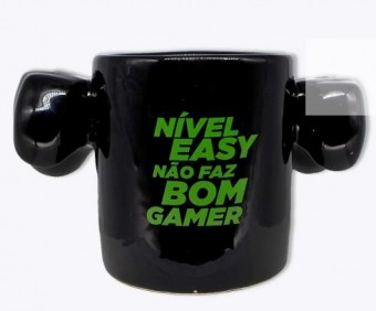 10024555 CANECA FORMATO 3D 350ML CONTROLE BOM GAMER   :SEM GTIN