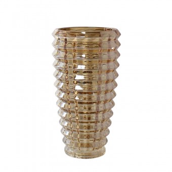 1077 VASO SAXEN AB G - 15 X 15 X 29,5 CM ( VIDRO )