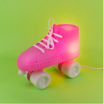 Luminaria Patins Rosa