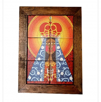 3093AM-141 QUADRO AZULEJO APARECIDA 30x20cm