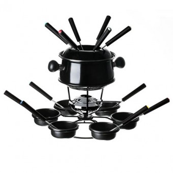 HH7823D CJ FONDUE MEDIO COM BASE GIRATORIA 22 PC SORTIDO