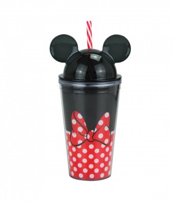 DDF8851-MK2-D COPO C/TAMPA MINNIE 450ML