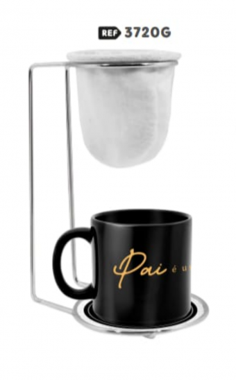 3053720G KIT CAFE PORCELANA 100ML GOLD PAI VALE POR MIL
