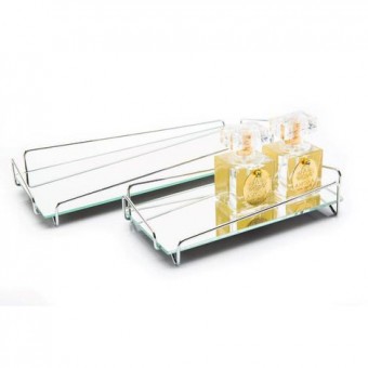 1610 BANDEJA ANGULO 10 X 20 CM CROMADA