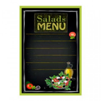 47448 MINI LOUSA SALADS MENU 40X60 CM