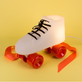 Luminaria Patins Branco