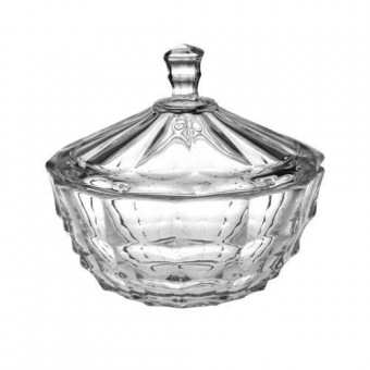 57539 Bomboniere Square em cristal ecológico 11.8x10cm