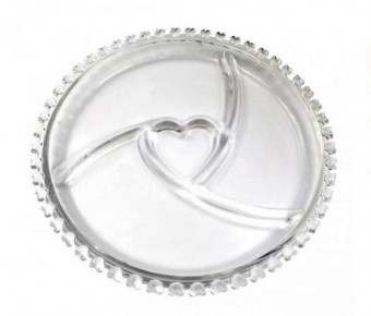 1756 PETISQUEIRA CRISTAL DE CHUMBO CORACAO 23,5x2,5cm