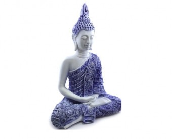 BZ851551 BUDA AZUL 13CM RESINA