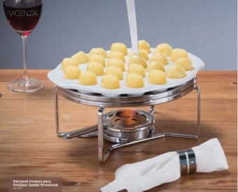 6177.20 RECHAUD PARA GRATINAR QUEIJO PROVOLONE GRANDE ( PRETO )